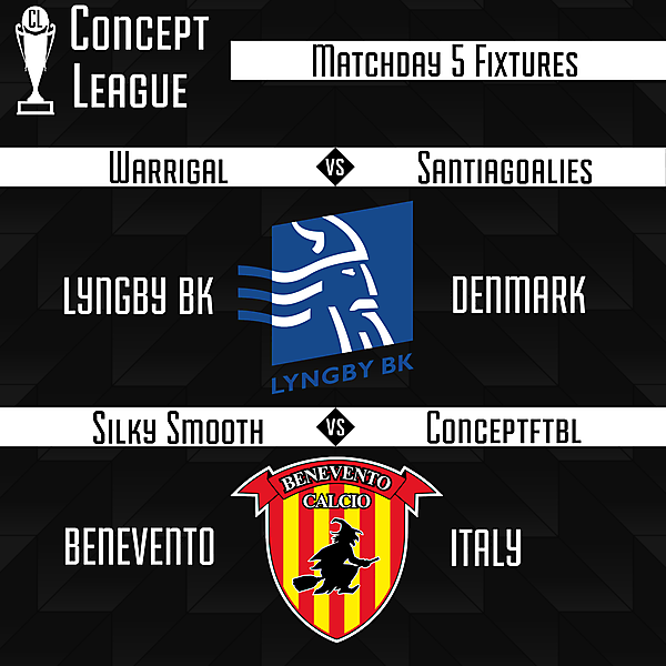 Premier League Matchday 5 Fixtures