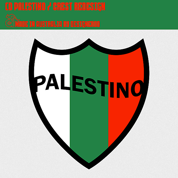 CD Palestino / Crest Redesign
