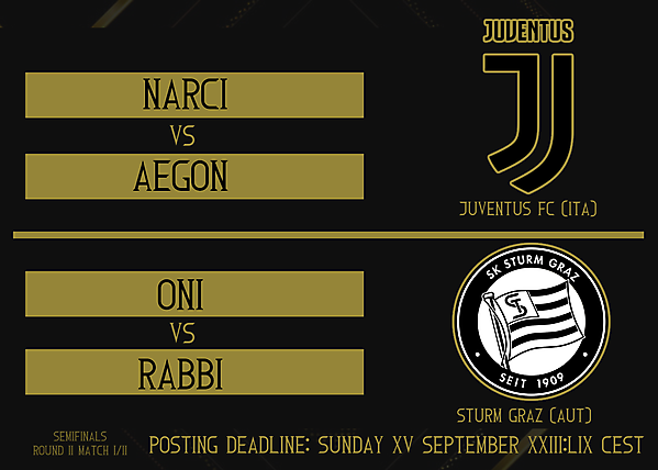 Semifinals Part II - Matches 1 & 2