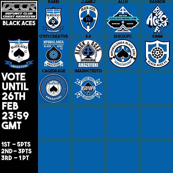 DCCR13 - Black Aces - Voting