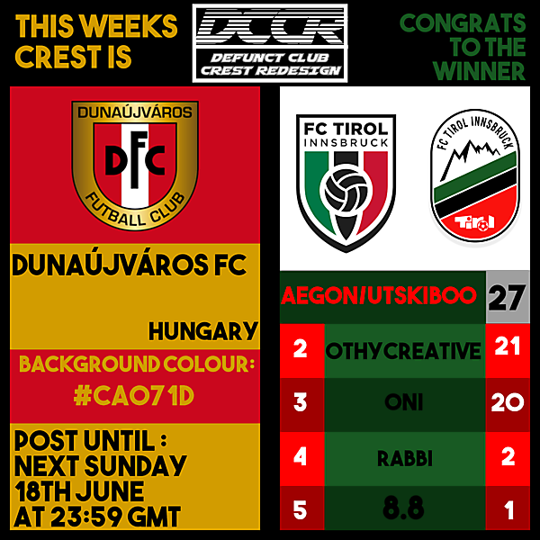 DCCR30 - Dunaújváros FC