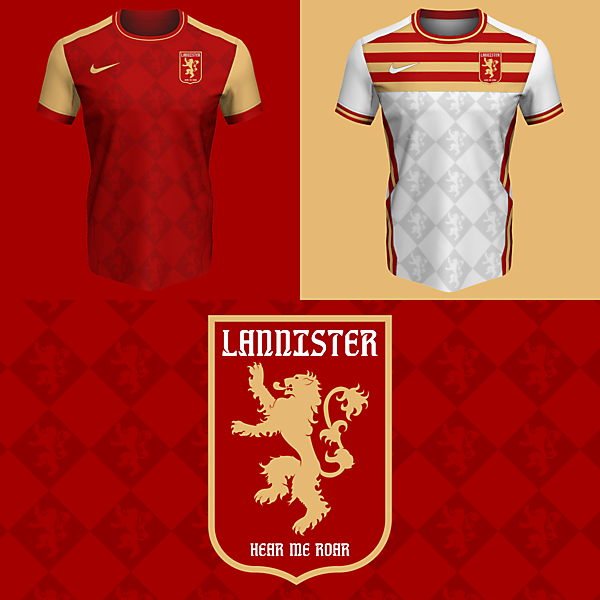 House Lannister | Home and Away Kits