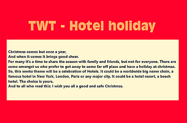 TWT - Hotel holiday