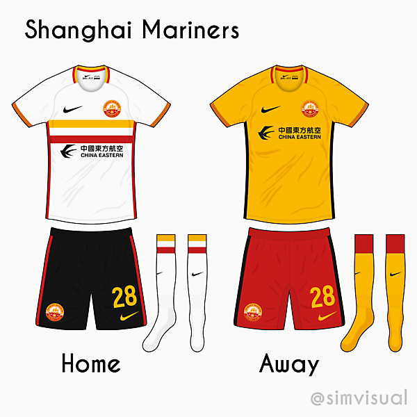 Shanghai Mariners Home Kit - Nike