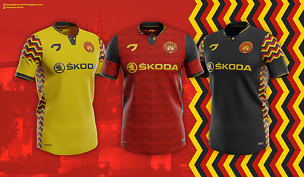 1. FC Victoria Praha | Home, away and third shirts
