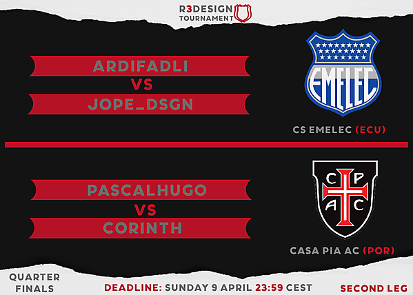 Quarter-Finals Second Leg Matches 1 & 2