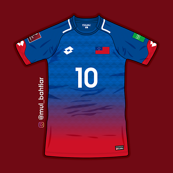 Samoa Lotto Home Jersey Concept