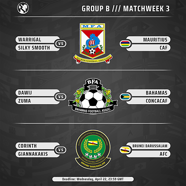 Week 3 // Group B // Matches