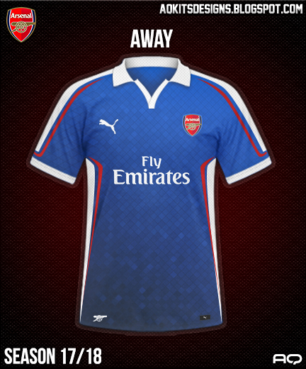 Arsenal FC Away Kit Season 17/18