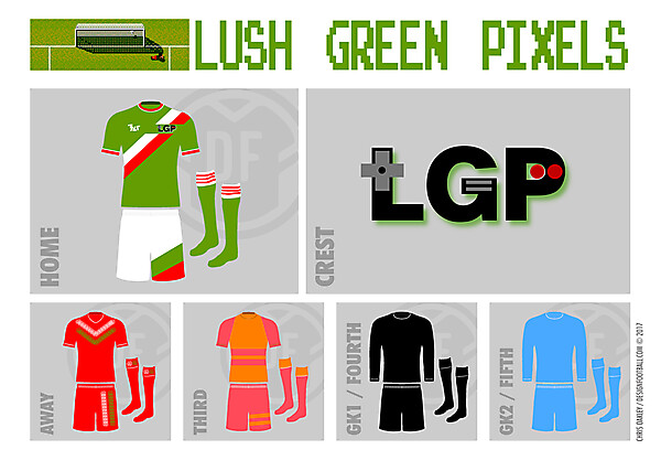 Lush Green Pixels