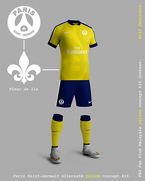 PSG Yellow Kit Concept