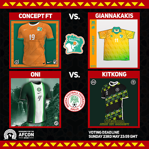 Quarter Finals Matches 2 Voting 