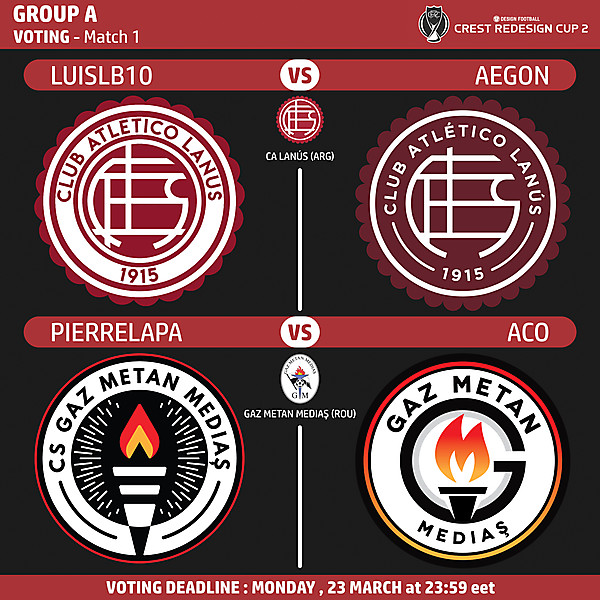 Group A - Voting - Match 1
