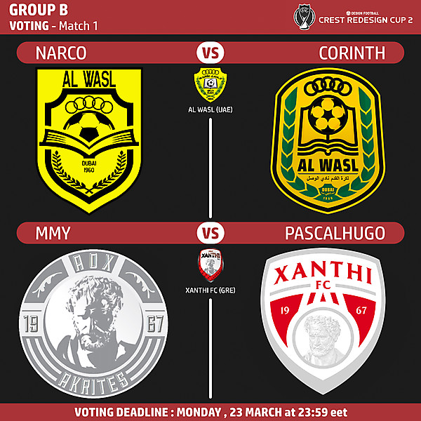 Group B - Voting - Match 1