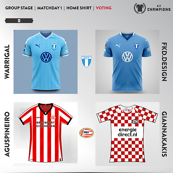 matchday 1 voting - group D