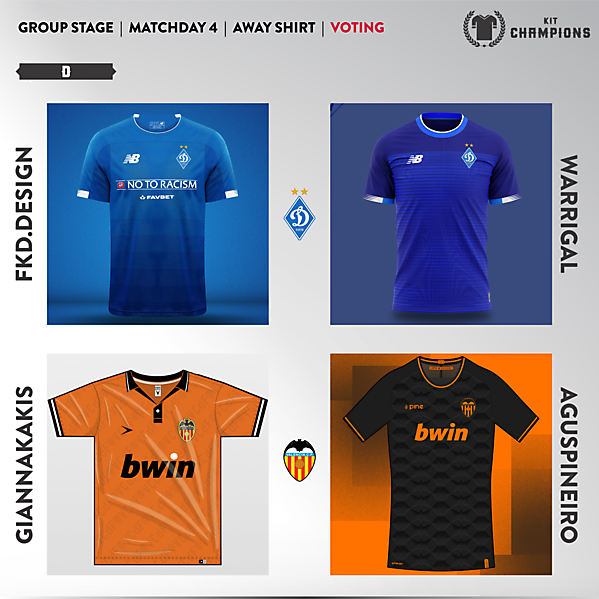 matchday 4 voting - group D