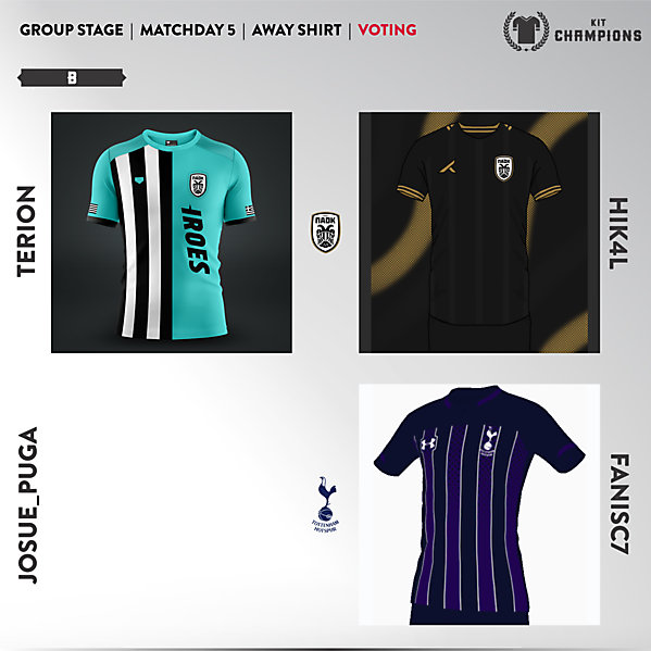 matchday 5 voting - group B