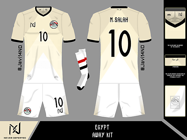Egypt Away Kit | By @Javi14Nd