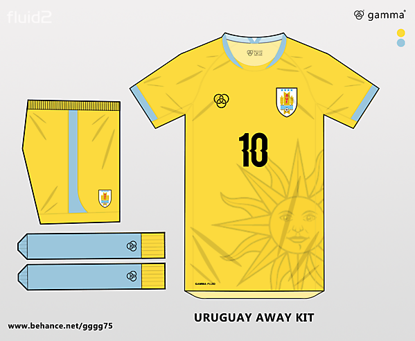 uruguay away kit