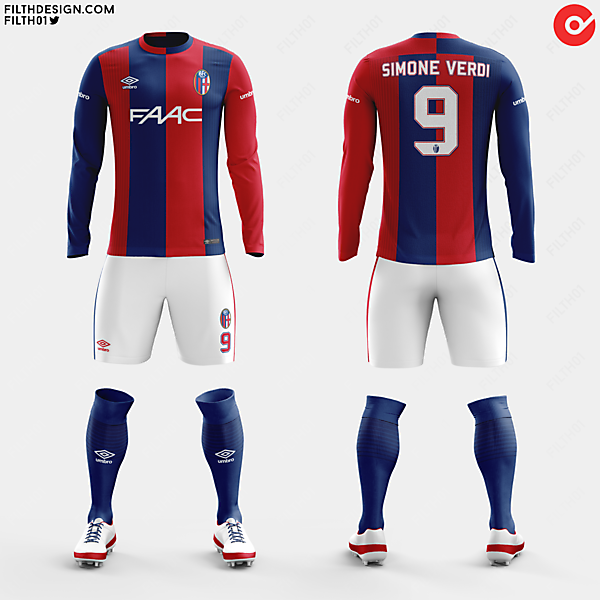 Bologna x Umbro | Home Kit