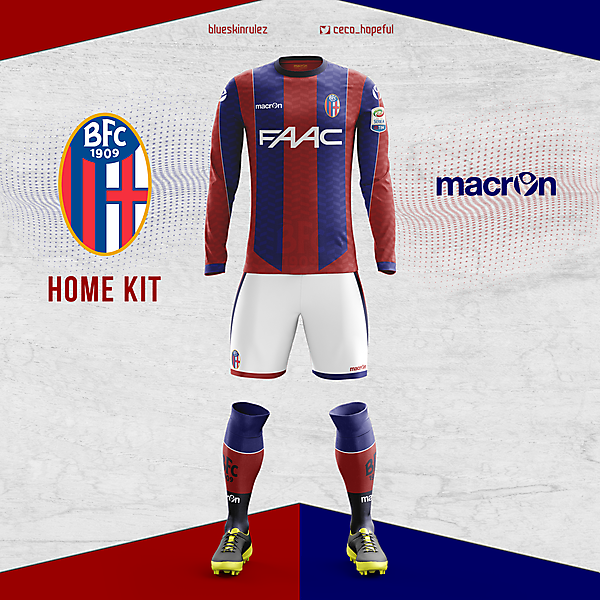 Bologna home kit X Macron