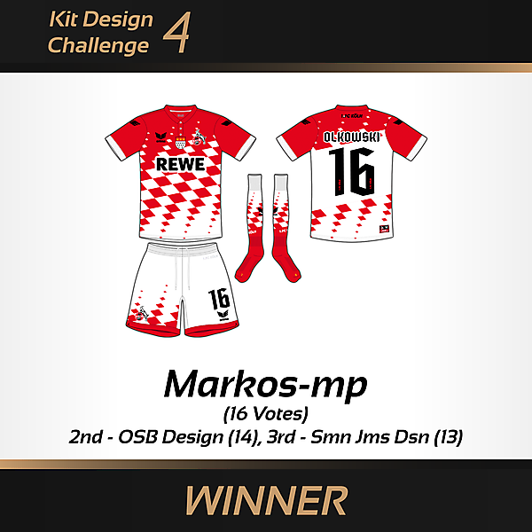 WINNER - Kit Design Challenge 4 - Kolner Karneval