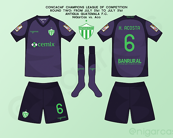 Antigua G.F.C - Away kit