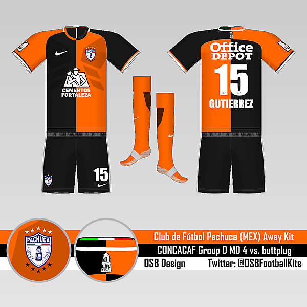 C.F. Pachuca Away Kit - Round 4