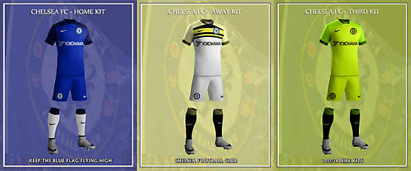 Chelsea FC 2017/18 Nike Away Kit