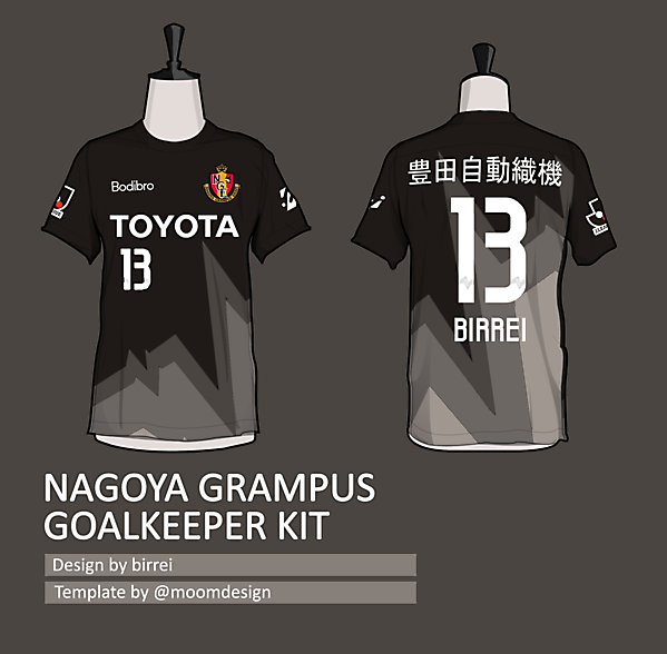 Nagoya Grampus GK kit *PULSE TEAMWEAR*
