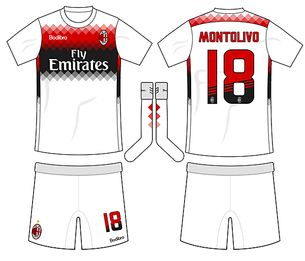 AC Milan in a Losange Template