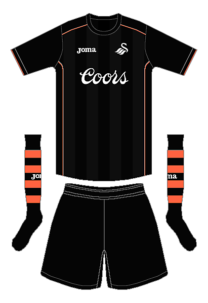 Swansea Joma Away Kit