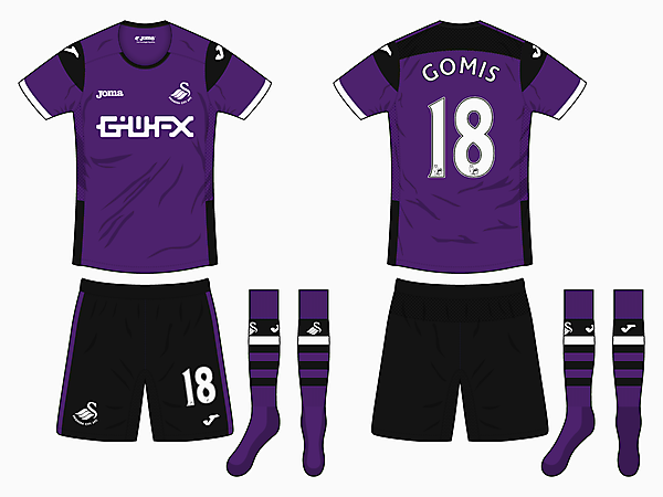 Swansea Away Kit - Joma