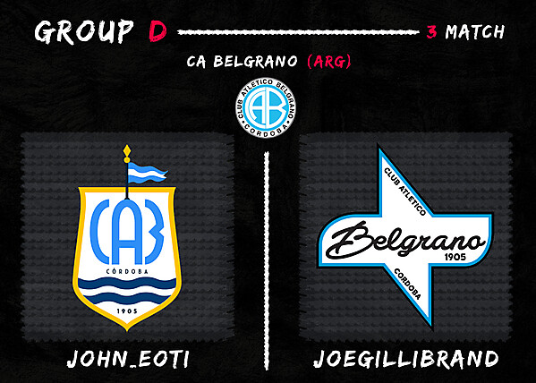 Group D - John_Eoti vs Joegillibrand