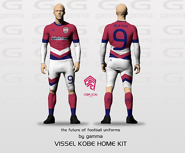 Vissel Kobe home kit,Crimson League Day 6