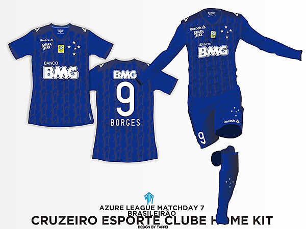Cruzeiro Home Kit - Azure League Matchday 7
