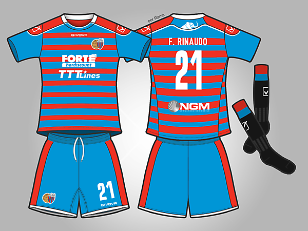 Calcio Catania - Home kit