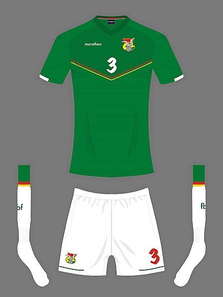 Bolivia home shirt
