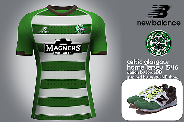 Celtic Glasgow New Balance home jersey