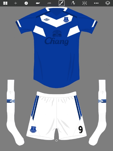 Everton Umbro home 2014/15