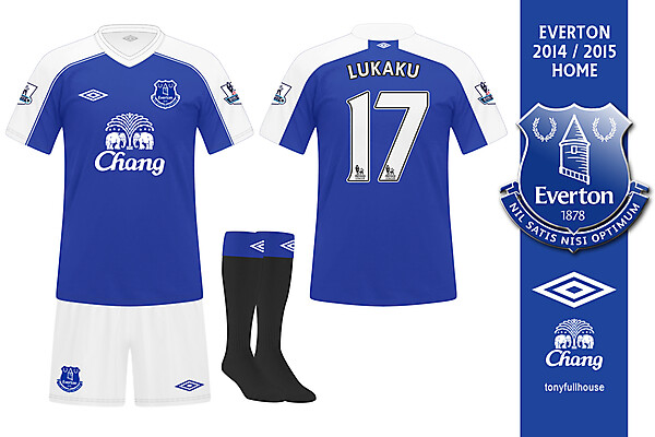 Everton 2014 / 2015 Home Kit