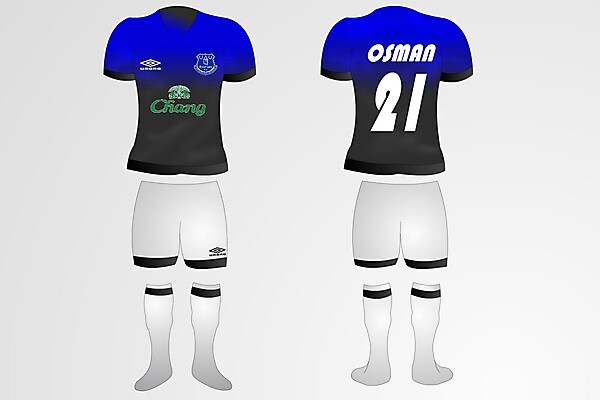 Everton kit Away