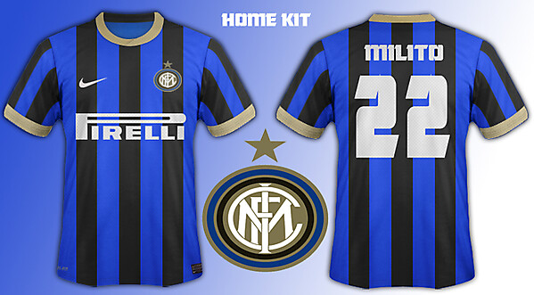 Inter Milan home kit 14/15