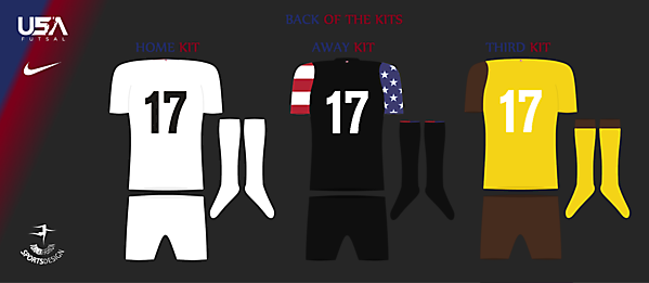 USA Futsal Back View