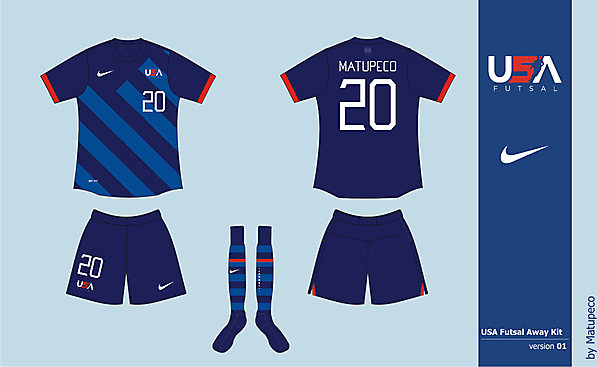 USA Futsal Home Away Version 01