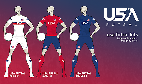 USA Futsal kits *PENALTY*