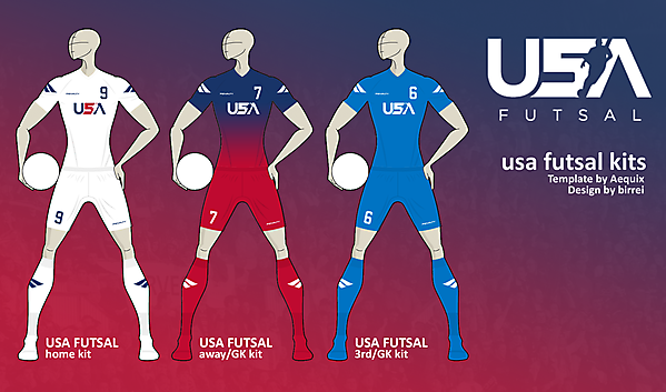 USA Futsal kits v02