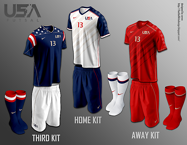 USA Futsal kits v1