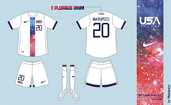 USA Futsal Home kit Version 05
