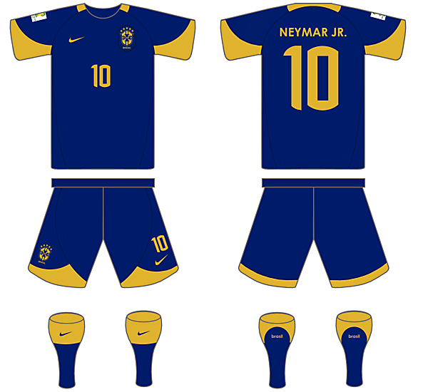 Brazil 2014 away kit